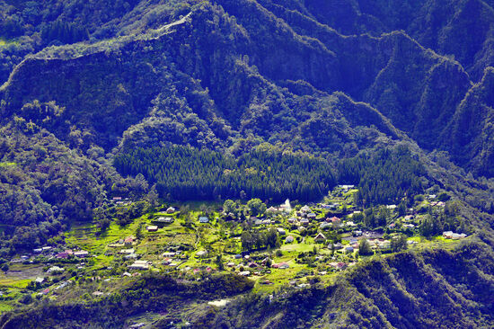 Selbst im abgelegenen Cirque de Mafate wohnen Menschen