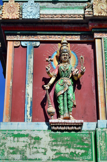 Renovierungsbedürftig: Tempel Badhra Karli