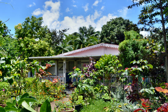 Eines von vielen schönen kreolischen Häusern in L'Entre-Deux