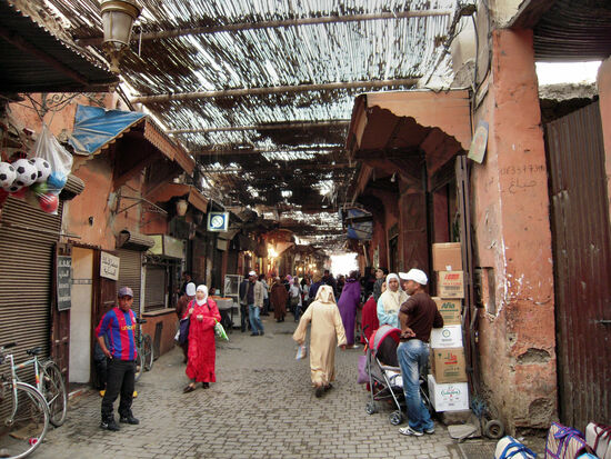 In der Medina von Marrakesch