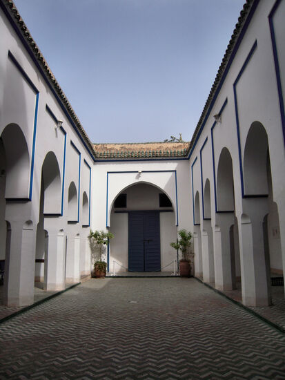 Erster Innenhof des Bahia-Palastes