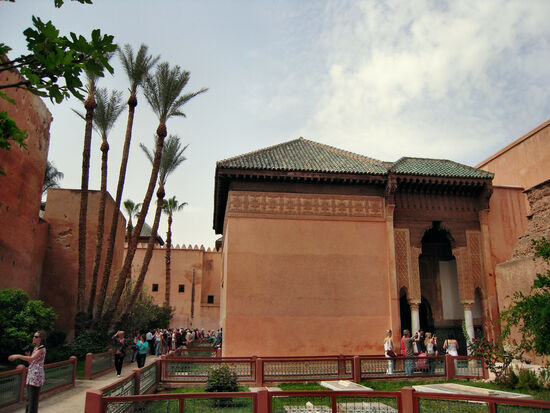 Überblick über die Anlage der Saadier-Gräber