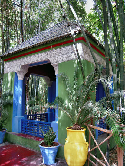 Pavillon im Jardin Majorelle