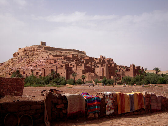 Aït-Ben-Haddou wie im Reiseprospekt