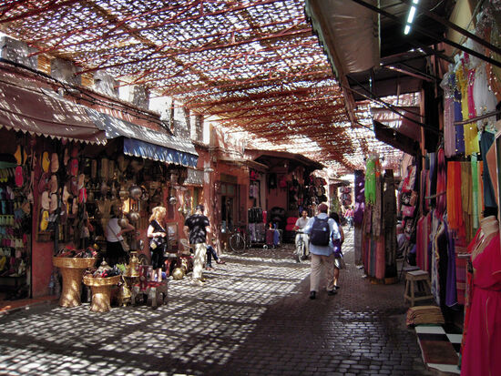 In den Souks von Marrakesch