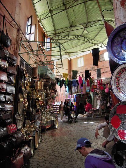 In den Souks von Marrakesch