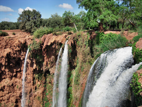 Von hier geht es über 110 Meter hinab