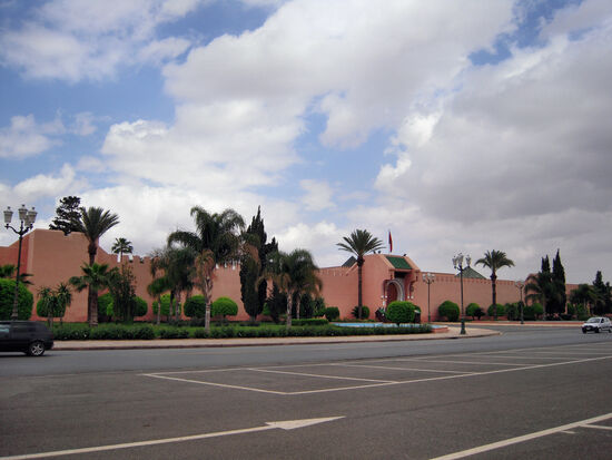 Palast der marokkanischen Königsfamilie in Marrakesch