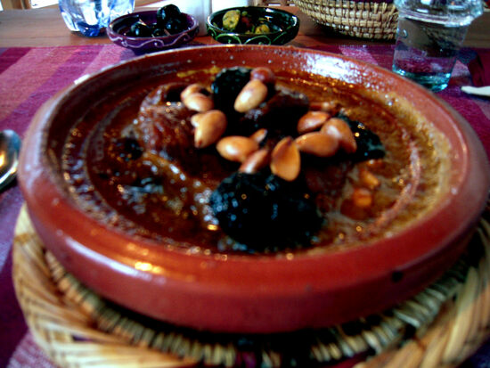 Letzte Tajine auf der "Terrasse la Medersa"