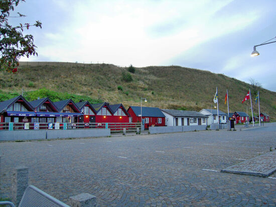 Hafengebäude von Kåseberga