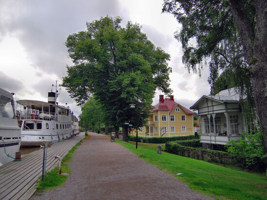 Am Göta-Kanal in Söderköping