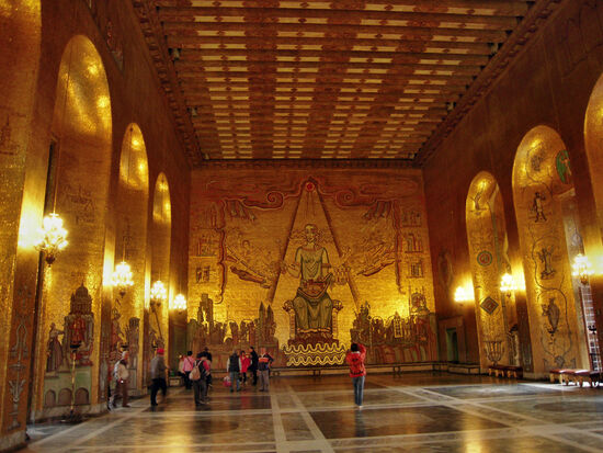 Goldener Saal im Stadshus Stockholm