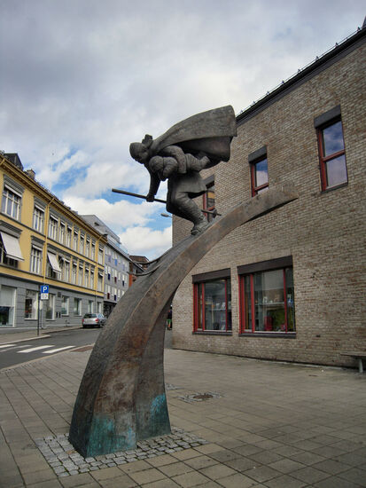 Birkebeiner-Denkmal in Lillehammer
