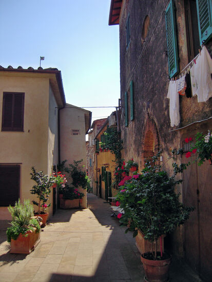 Gasse in Montorsaio