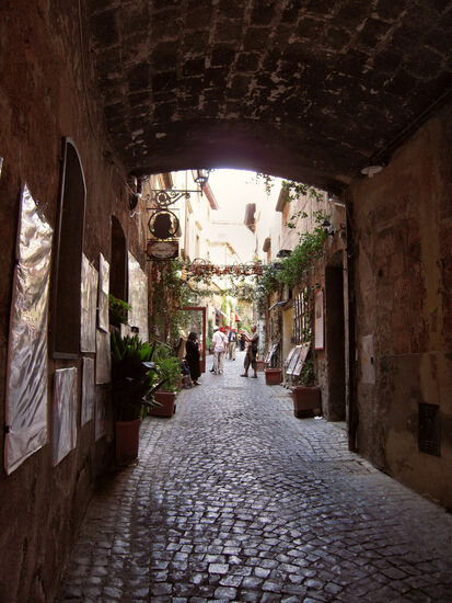 Malerischer Winkel in der Altstadt von Orvieto