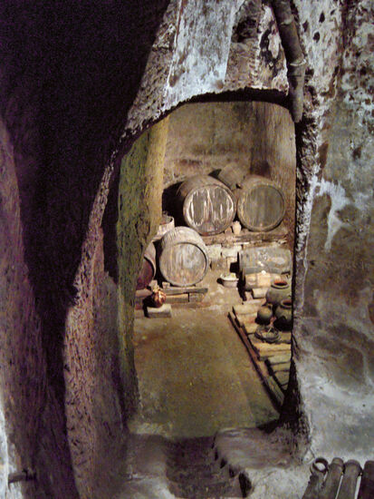 Ein Raum im Pozzo della Cava