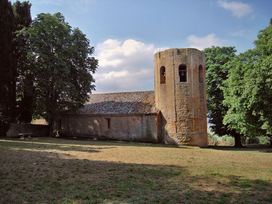 Pieve di Corsignano außerhalb von Pienza