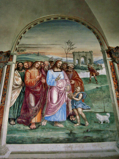 Sodoma-Fresken im Refektorium von S. Anna