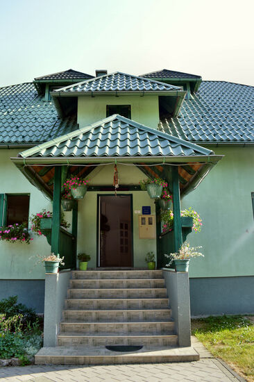 Eingang zur "Villa Lika"