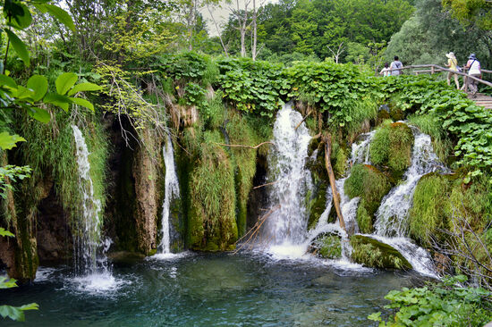 Nur ein paar der berühmten Wasserfälle im Nationalpark Plitvička Jezera