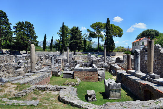 Altkroatischer Friedhof Manastirine in Salona