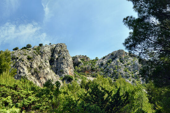 Im unteren Bereich der Mala Paklenica