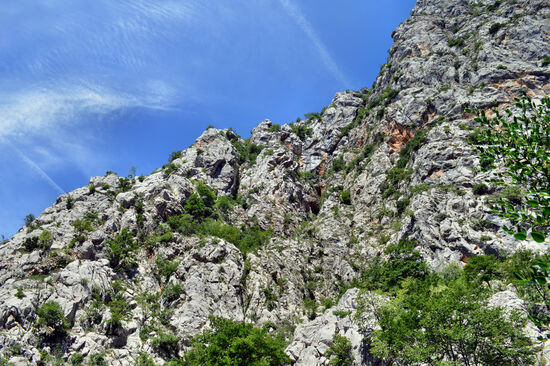 Felsen über der Mala Paklenica