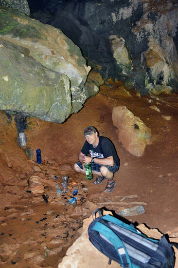 "Wassertankstelle" in der Mala Paklenica