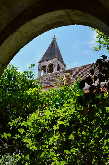 Im Kreuzgang des Dominikanerklosters in Trogir