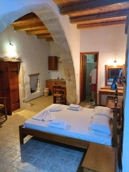 Unser Zimmer in einem der alten Steinhäuser