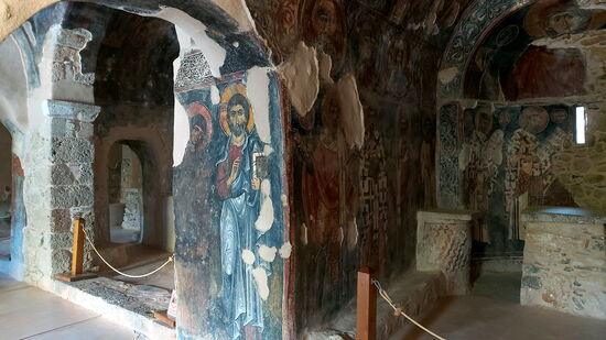 In der kleinen Kirche Panagía i Kerá