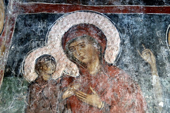 Fresko in Panagía i Kerá