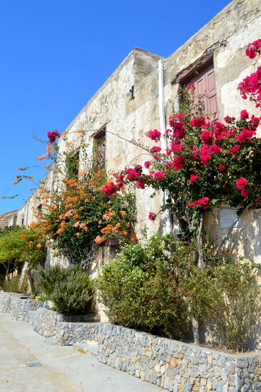 Alte Mönchszellen im Kloster Moní Píso Préveli