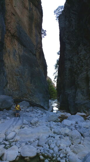 In der Samariá-Schlucht