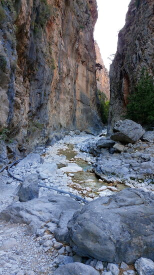 In der Samariá-Schlucht