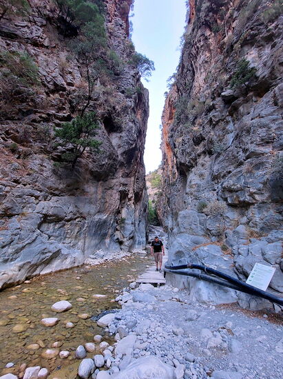 In der Samariá-Schlucht