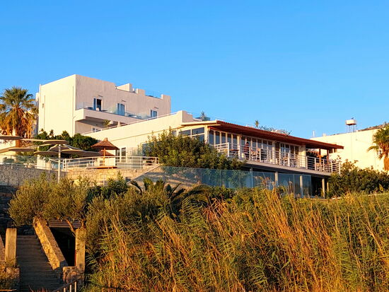 Hotel Blu Acqua in der Morgensonne