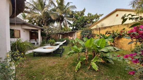 Morgens in der Mandinka Lodge