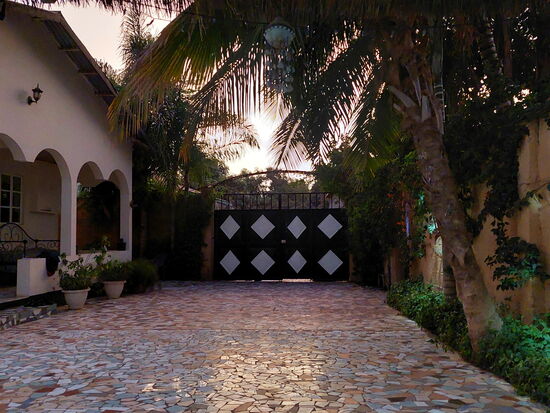 Nach Sonnenuntergang in der Lodge