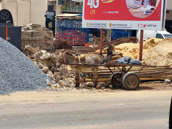 Alltägliche Straßenszene