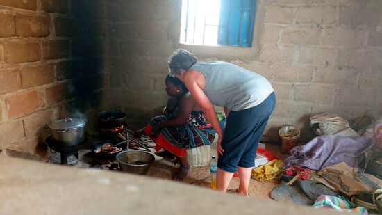 Bei Sally in der Küche