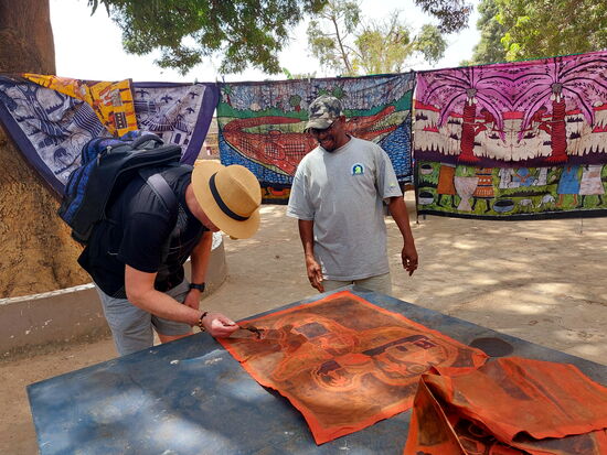 In der Batik-Manufaktur