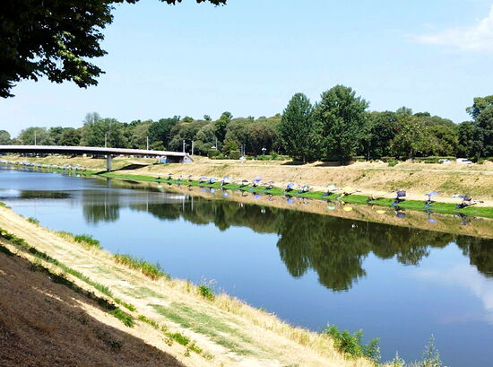 Angler am Arno in Florenz