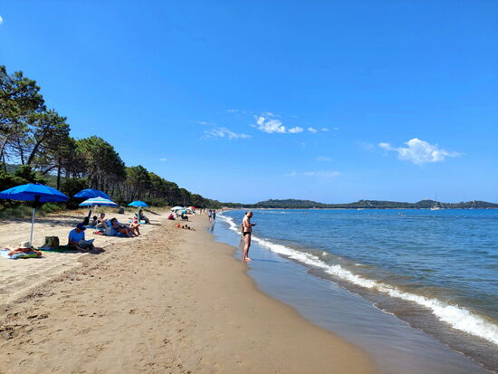 Am Strand von Punta Ala