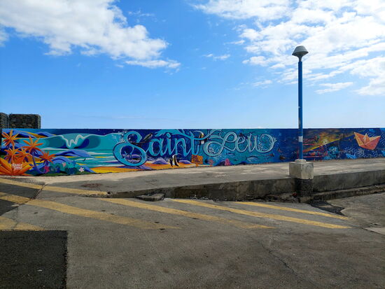 Am Hafen von Saint-Leu