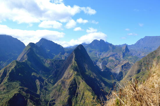 Blick in den Cirque de Mafate