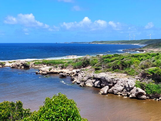 Ausblick von der Chapelle la Baie Olive