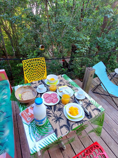 Frühstück auf der Terrasse
