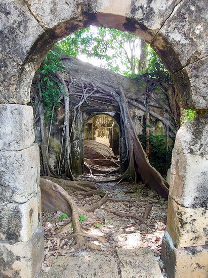 Altes Sklavengefängnis in Petit-Canal