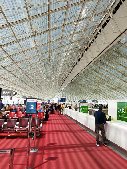 Am Terminal in CDG